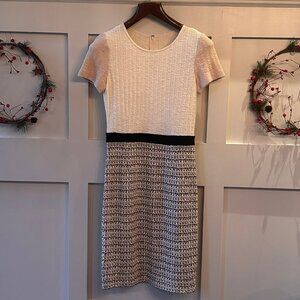 ✨ St. John Knit Dress Size 2 | Bouclé Colorblock | Classic Elegant Workwear ✨